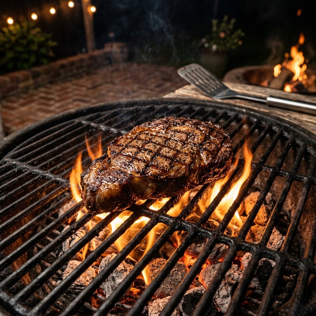 Controle de brasa do churrasco